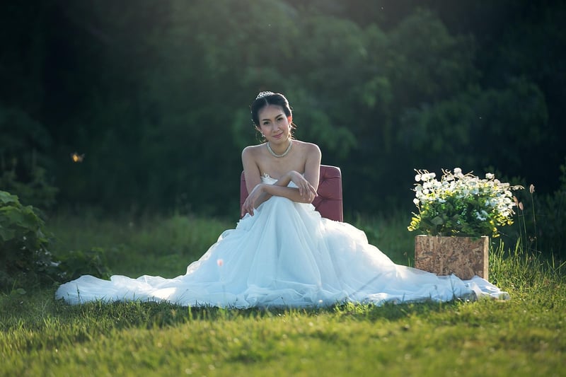 Bohemian Chic Bridal Dress